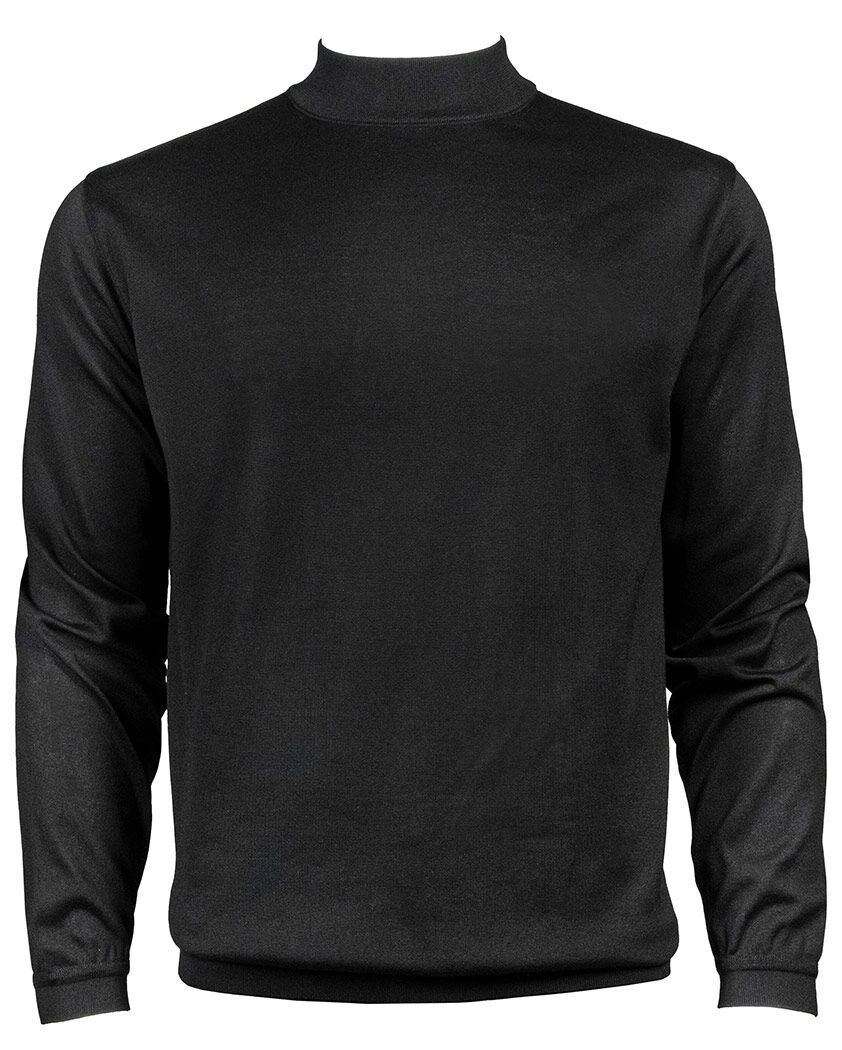 Cotton Microfiber Classic Long Sleeve Mock Turtleneck Men s Mock Turtlenecks